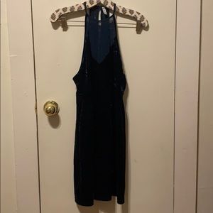 Free people velvet mini dress